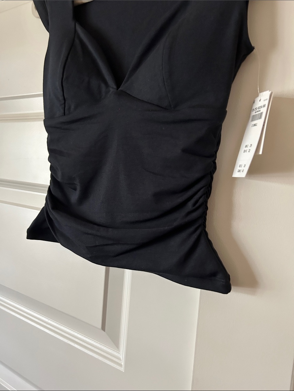 Womens deep v neck top - Picture 3 of 5